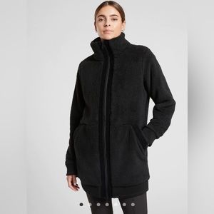 Black Athleta Tugga Jacket - Long - Size Small
